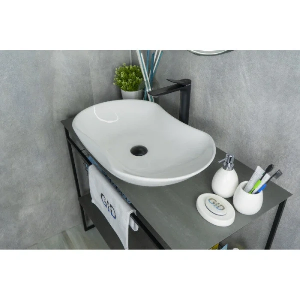 Раковина GID Lago N9175 67 см белая 51128