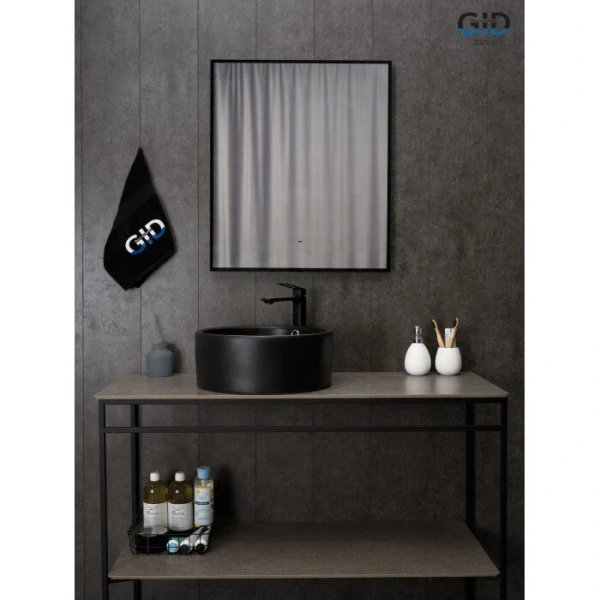 Раковина GID Esfera N9130bg 42 см черная 53382