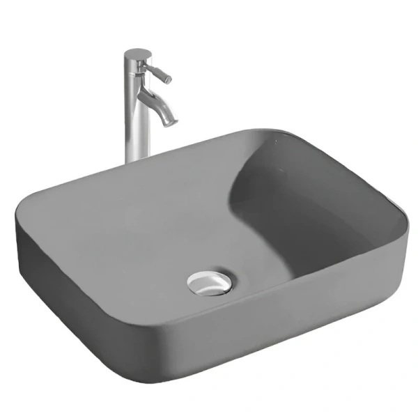 Раковина Акватек Вега 50 см серая матовая AQ5515-MG