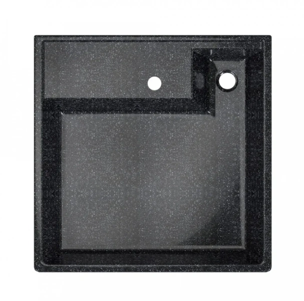 Раковина над стиральной машиной СанТа Юпитер 60 см черная 900141