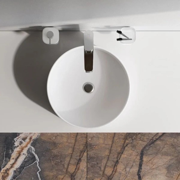 Раковина Am.Pm Func 40 см круглая M8FWCC40400WG