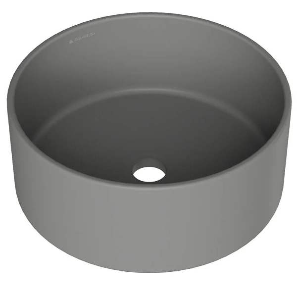 Раковина Aqueduto ESPIRAL 40 см серая матовая ESP0130