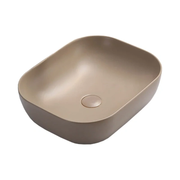 Раковина Vincea 50 см керамическая, капучино матовый VBS-101MC