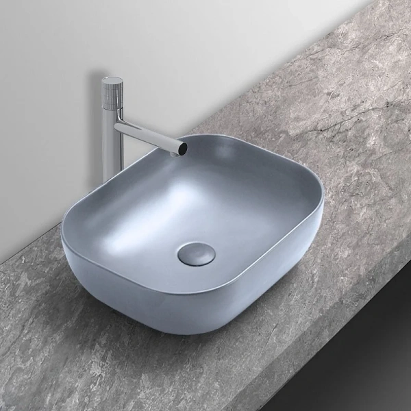 Раковина Vincea 50 см керамическая, океан матовый VBS-101MO