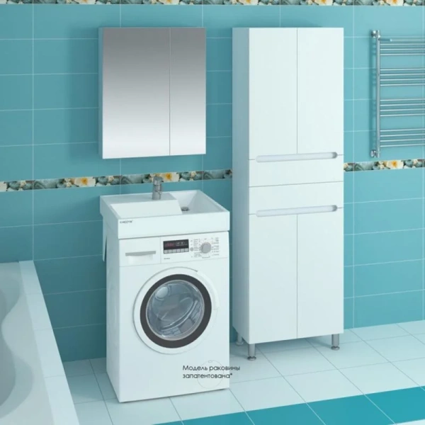 Раковина над стиральной машиной СанТа Юпитер 60 см с кронштейнами 900116