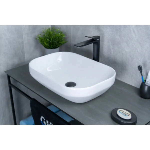 Раковина GID Lago D1468 50 см белая 51195