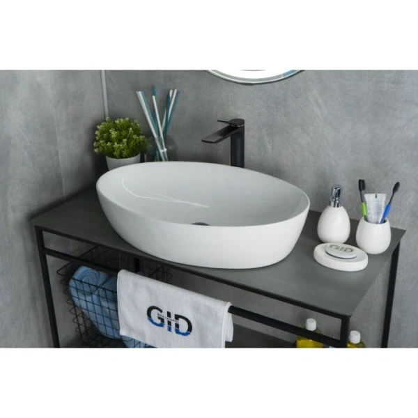 Раковина GID Lago N9433 61 см белая 51148