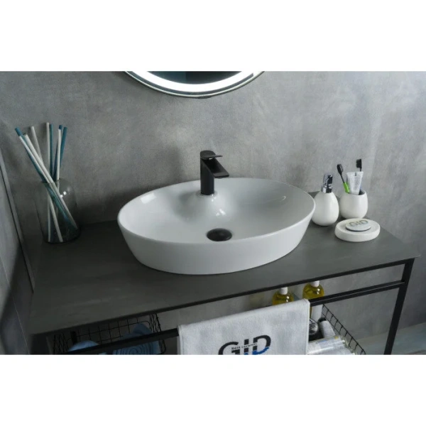 Раковина GID Lago N9436 55 см керамическая 51150