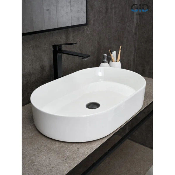 Раковина GID Lago D1479 61 см белая 51203