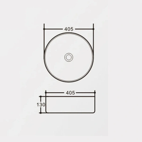 Раковина Vincea VBS-316 40.5 см накладная
