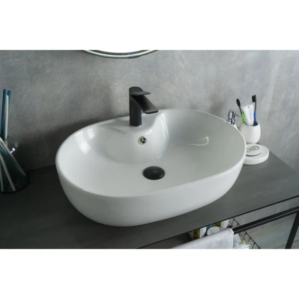 Раковина GID Lago N9163 59 см белая 51127