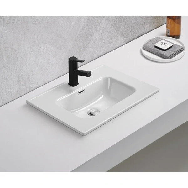 Раковина GID Integrado 9060s 61 см белая 71155