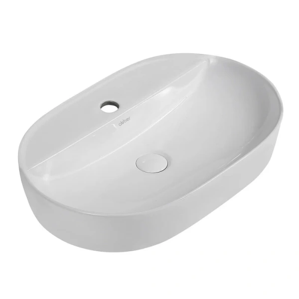 Раковина Abber Bequem 61 см белая AC2113