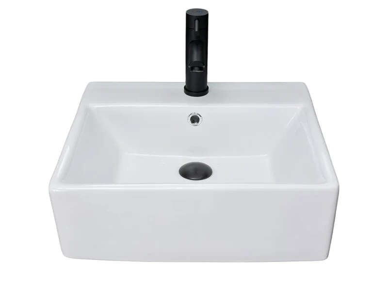 Раковина GID Geometrico N9145 46 см накладная белая 51214