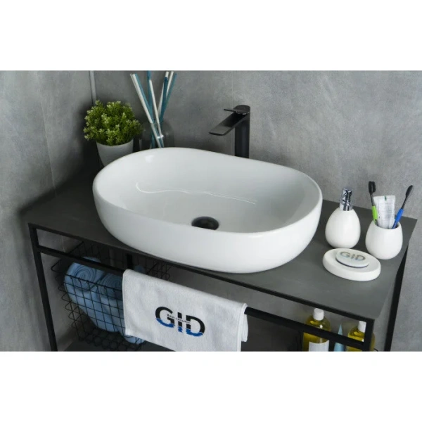 Раковина GID Lago N9026a 60 см белая 51112