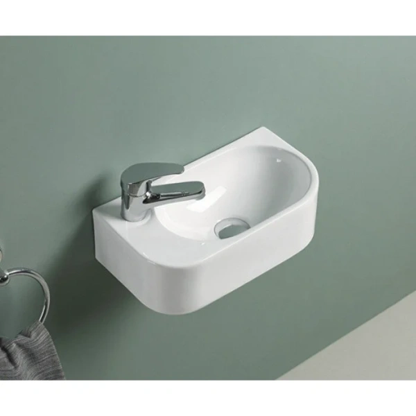 Раковина GID Suspendido N9274R 40 см правосторонняя белая 61129R