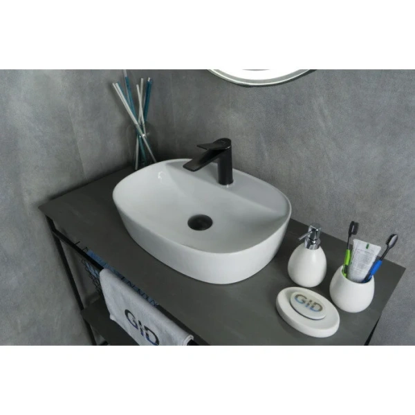 Раковина GID Lago N9045 50 см белая 51166