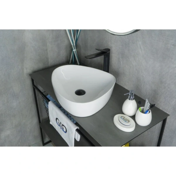 Раковина GID Creativo N9386 50 см белая 51139