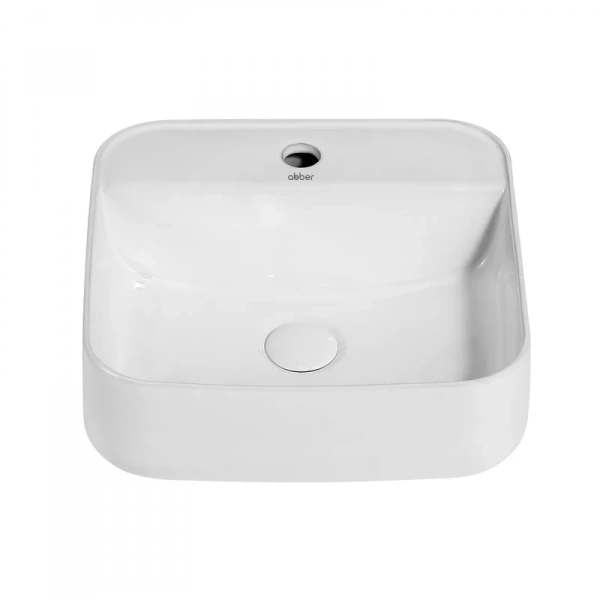 Раковина Abber Rechteck 39 см белая AC2215