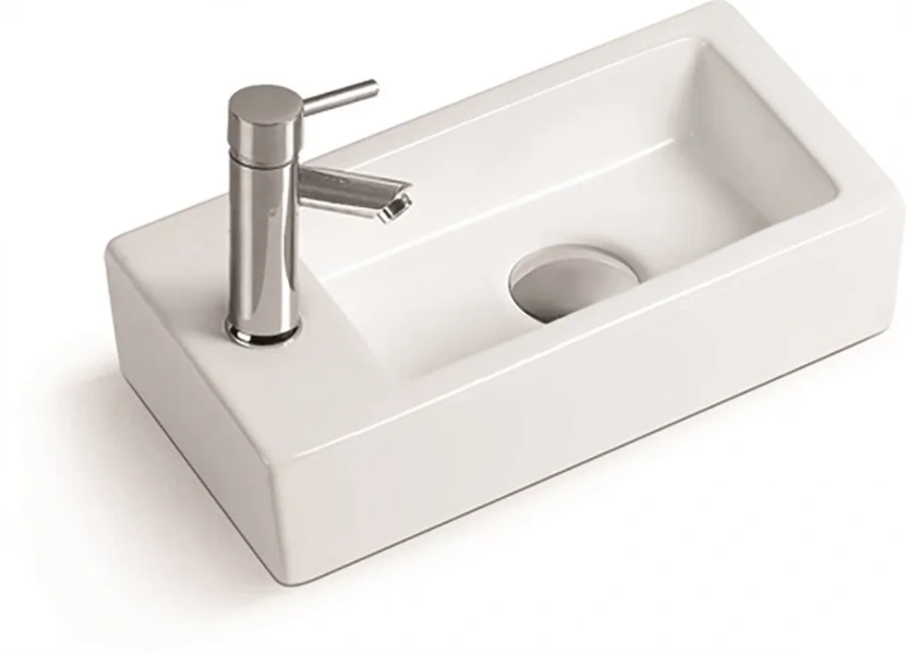 Раковина SantiLine 37 см правосторонняя белая SL-2010R