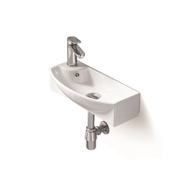 Раковина SantiLine 46 см правосторонняя белая SL-2013R