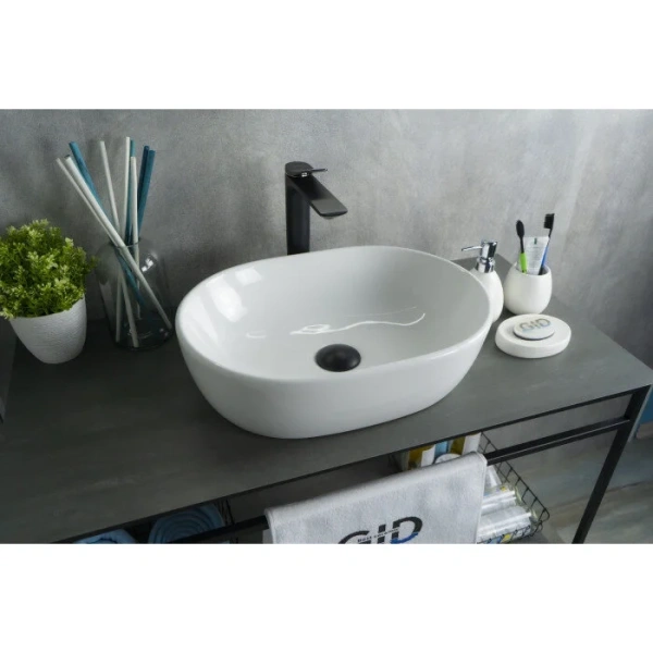 Раковина GID Lago N9026b 48 см белая 51113