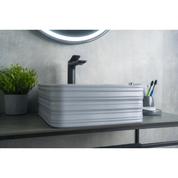 Раковина GID Geometrico Gm965 39 см серая 53338