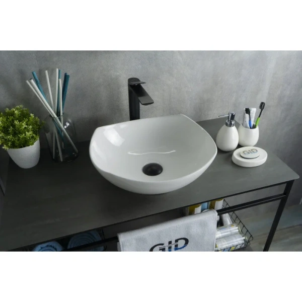 Раковина GID Creativo N9412 42 см белая 51191