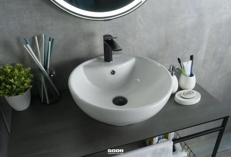 Раковина GID Esfera N9001 45 см белая 51101