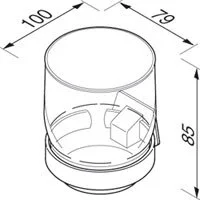 Раковина Comforty 7138 41 см накладная