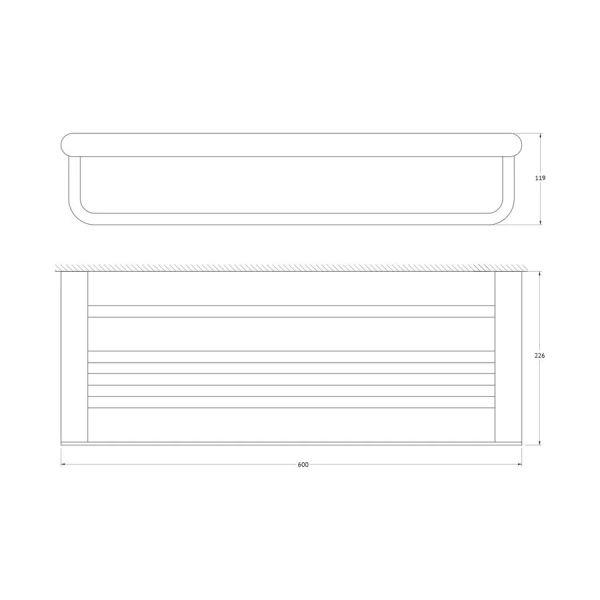 Раковина Ceramalux N 30 см полукруглая 7781
