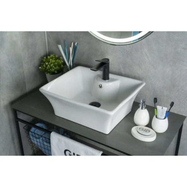 Раковина GID Geometrico N9108 49 см белая 51121