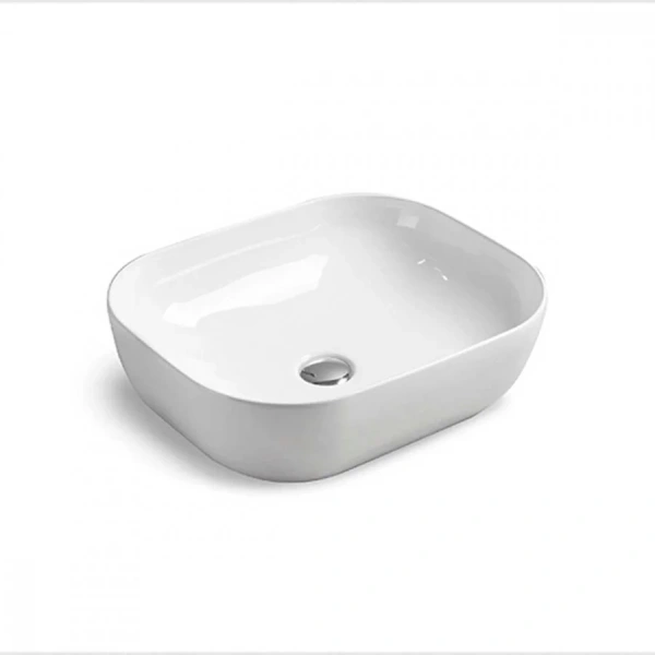 Раковина Vincea 50 см накладная, белая VBS-101