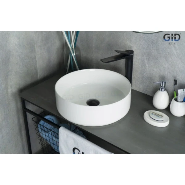 Раковина GID Esfera N9424 40 см белая 51179
