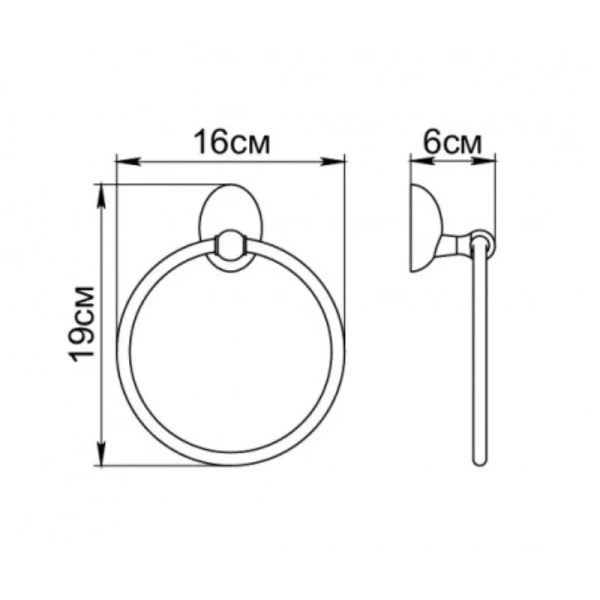 Раковина Grossman 64 см накладная GR-3011