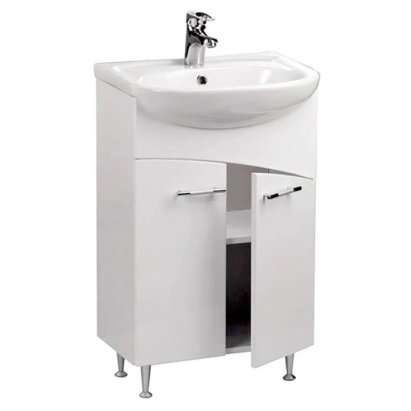 Раковина Cersanit Erica 50 см белая, 1 отверстие для смесителя S-UM-ERI50/1-w